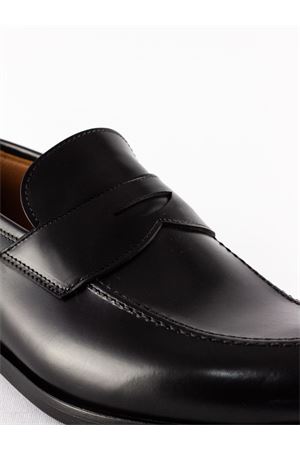 Mocassino in pelle spazzolata nera GREEN GEORGE | 5020NERO